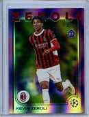 2024-25 Topps UEFA Club Competitions Kevin Zeroli Purple Flowfractor