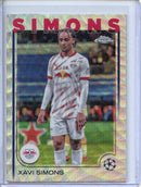 2024-25 Topps Chrome UEFA Club Comps Xavi Simons Wave