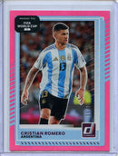 2025-26 Donruss Road to FIFA World Cup Cristian Romero Pink Diamond 5/25