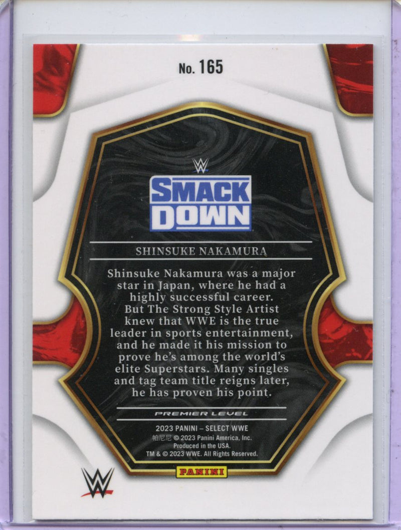 2023 Panini Select WWE Shinsuke Nakamura Premier Level