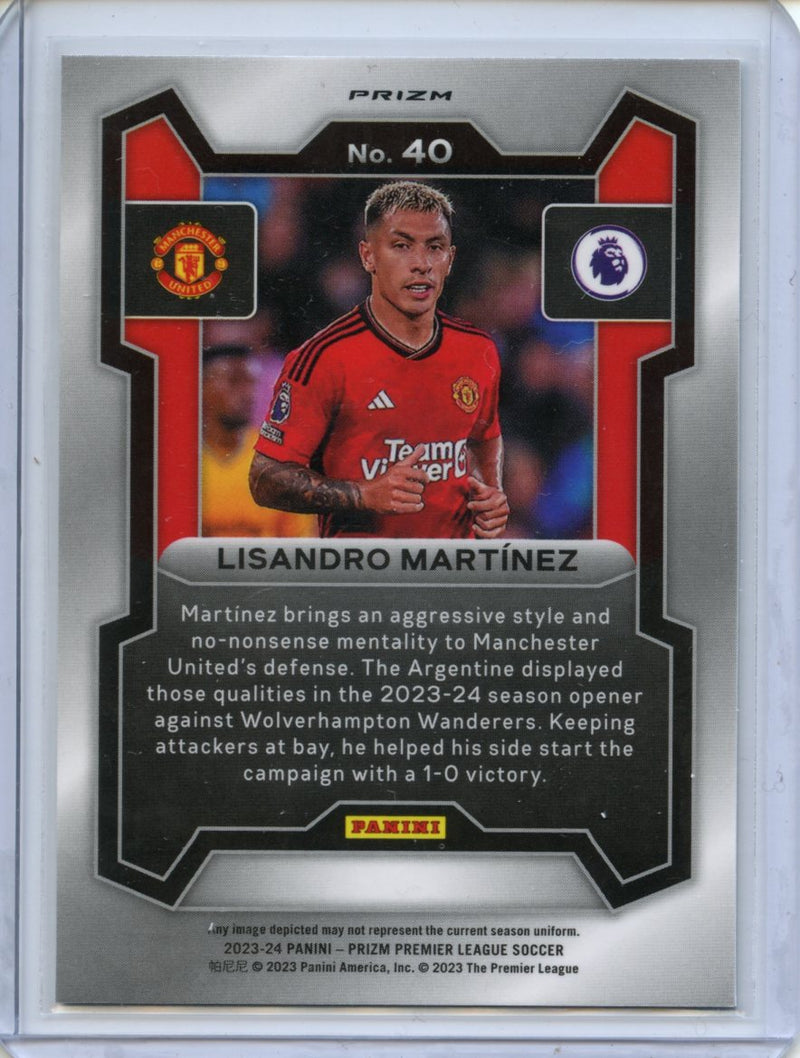 2023-24 Prizm Premier League Lisandro Martinez Breakaway Prizm