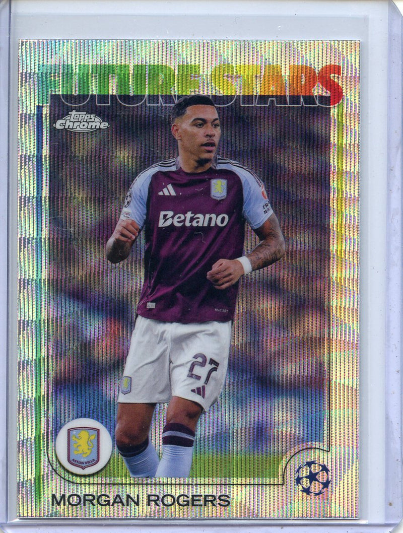 2024-25 Topps Chrome UEFA Club Comps Morgan Rogers Wave