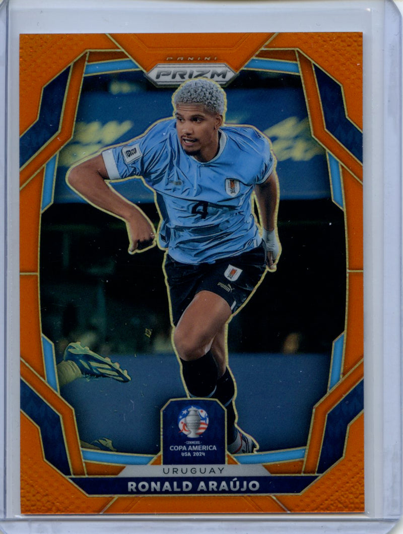 2024 Panini Prizm Copa America Ronald Araujo Orange Prizm 20/25