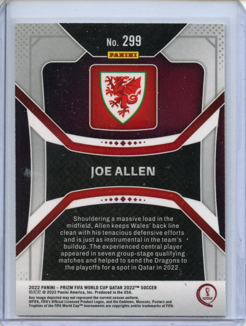 2022 Panini Prizm FIFA World Cup Qatar Joe Allen