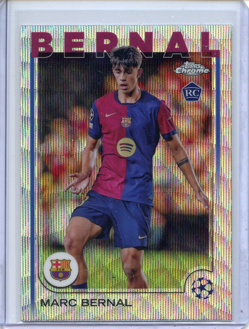 2024-25 Topps Chrome UEFA Club Comps Marc Bernal Wave