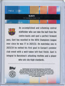 2023-24 Topps Finest UEFA Club Competitions Top Of The World Gavi