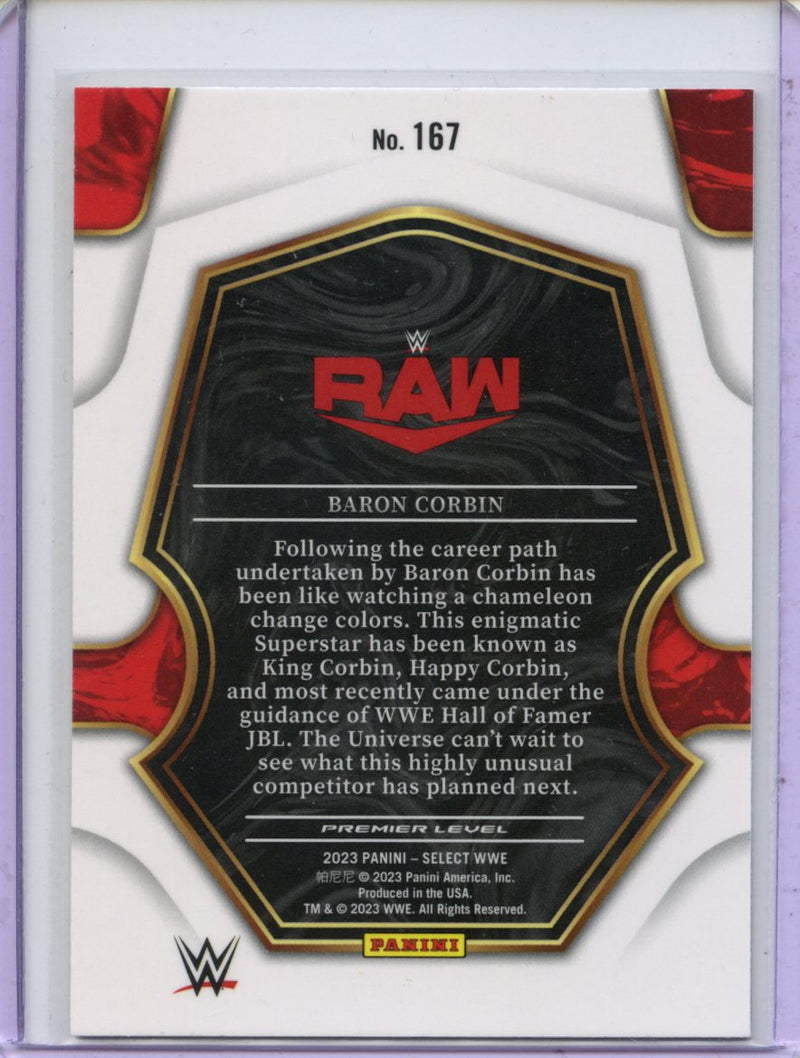 2023 Panini Select WWE Baron Corbin Premier Level