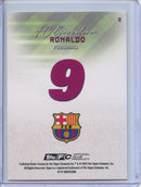 2025-26 Topps FC Barcelona Team Set Ronaldo Pitch Pursuits Green Rainbow 25/99