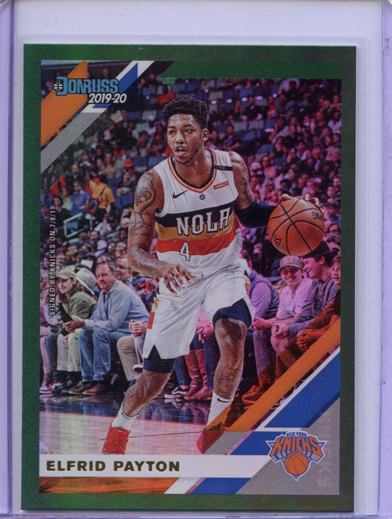 2019-20 Panini Donruss Elfrid Payton Green Flood