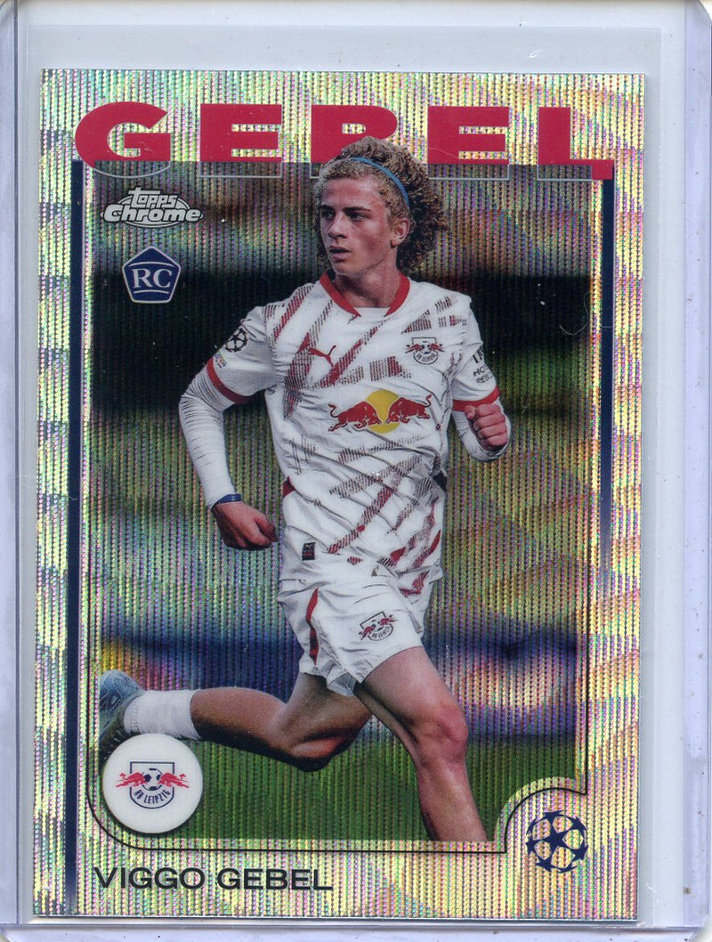 2024-25 Topps Chrome UEFA Club Comps Viggo Gebel Wave