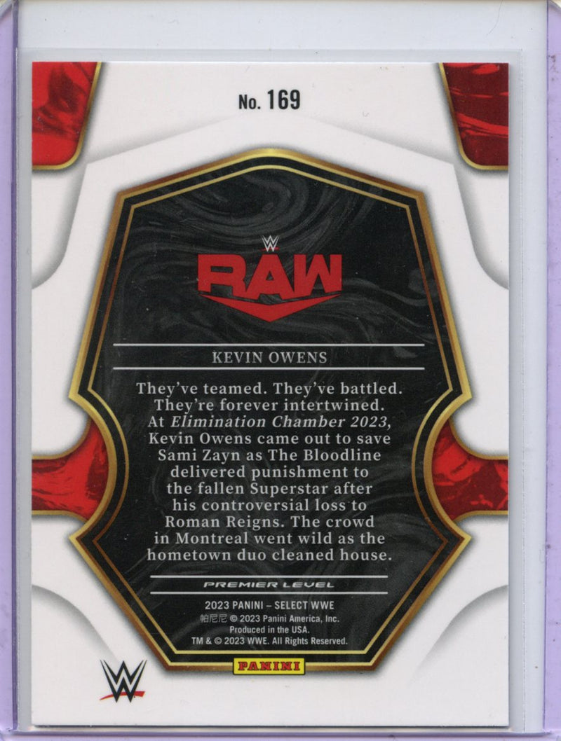 2023 Panini Select WWE Kevin Owens Premier Level