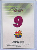 2025-26 Topps FC Barcelona Team Set Ronaldo Pitch Pursuits Aqua Rainbow 50/199