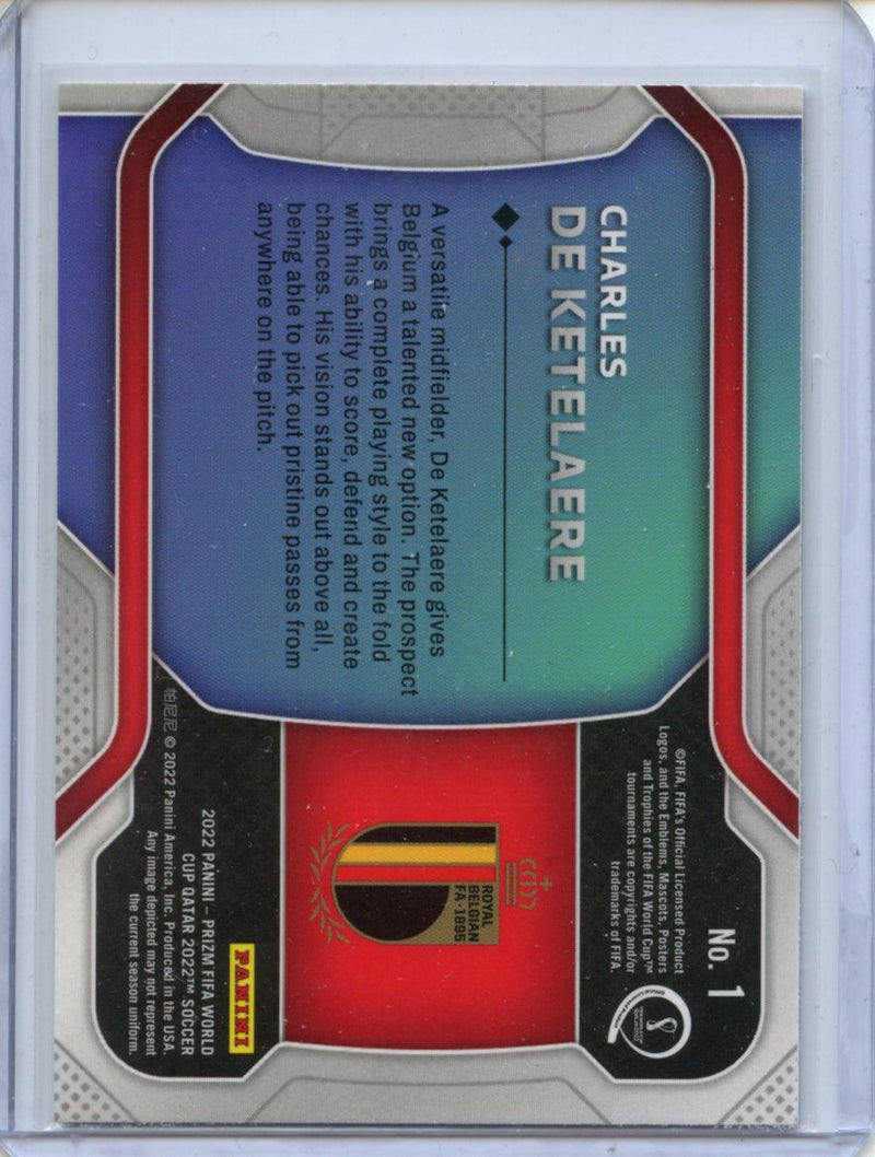 2022 Panini Prizm FIFA World Cup Qatar Charles De Ketelaere New Era