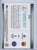 2023-24 Topps Finest UEFA Club Competitions Finest Comeback FC Barcelona vs PSG