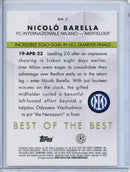 2023-24 Topps UEFA CC Nicolo Barella Best Of The Best