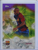 2025-26 Topps FC Barcelona Team Set Thierry Henry Pitch Pursuits Purple Icy 201/250