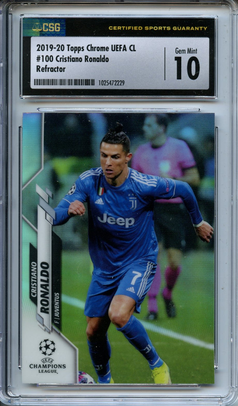 2019-20 Topps Chrome UCL Cristiano Ronaldo Refractor