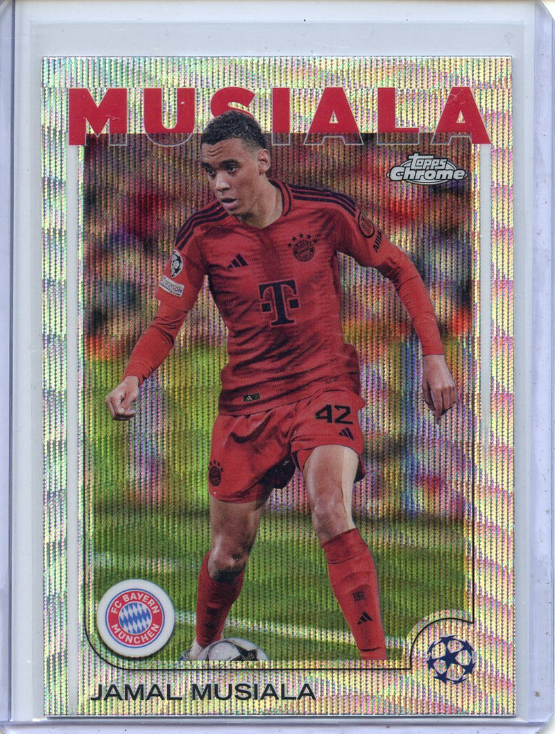 2024-25 Topps Chrome UEFA Club Comps Jamal Musiala Wave