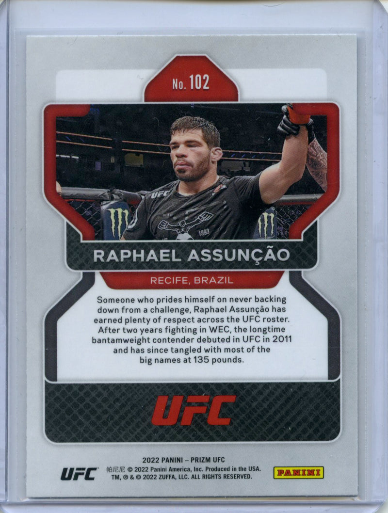 2022 Panini Prizm UFC Raphael Assuncao Vertical