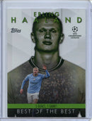 2023-24 Topps UEFA CC Erling Haaland Best Of The Best