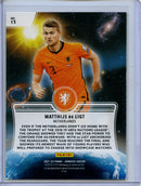 2021-22 Panini Donruss Road To Qatar Mathijs De Ligt Zero Gravity
