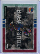 2025-26 Topps FC Barcelona Team Set Yaya Toure We Want the Ball Aqua Icy 53/199