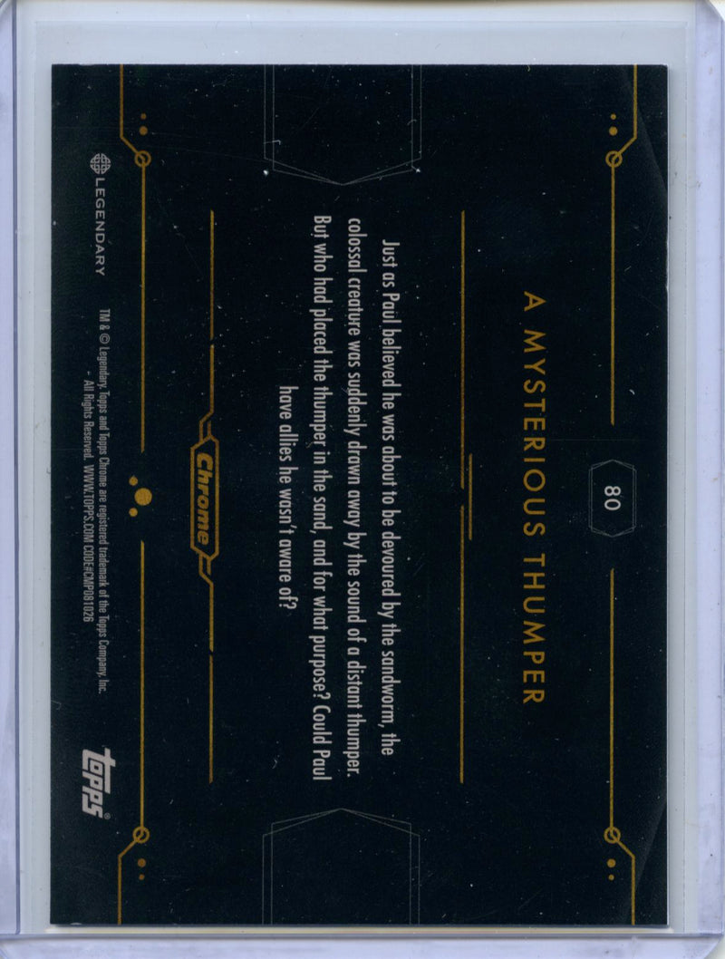 2024 Topps Dune Chrome A Mysterious Thumper Magenta 66/299