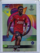 2023-24 Topps Finest UEFA Club Competitions Omari Forson Refractor