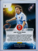 2021-22 Panini Donruss Road To Qatar Jens Petter Hauge Zero Gravity Press Proof