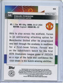 2023-24 Topps Finest UEFA Club Competitions Omari Forson Refractor