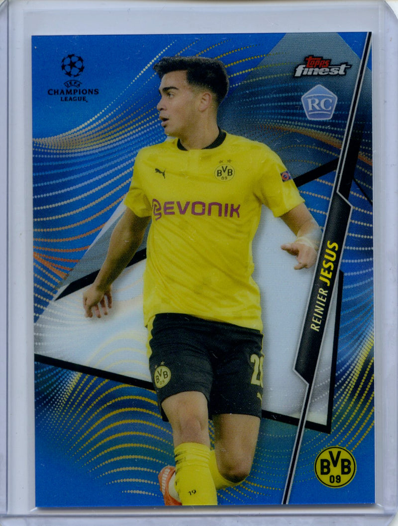 2020-21 Topps Finest UEFA Reinier Jesus Blue 60/150