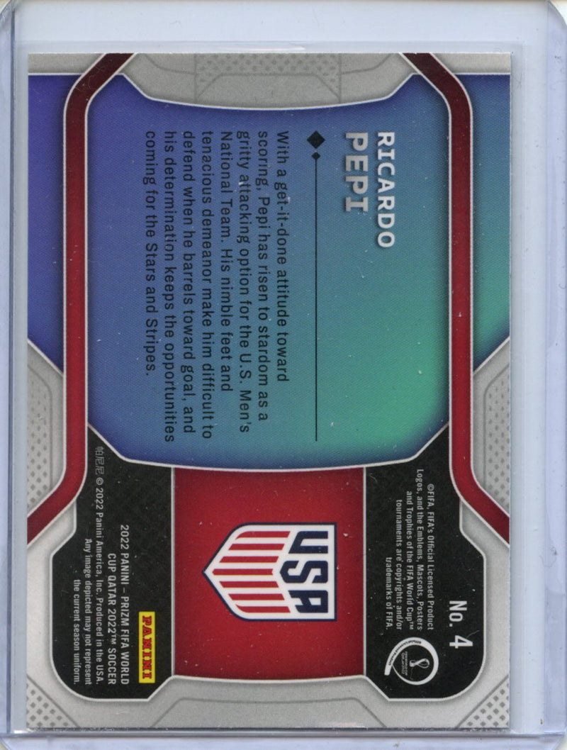 2022 Panini Prizm FIFA World Cup Qatar Ricardo Pepi New Era