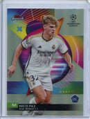 2023-24 Topps Finest UEFA Club Competitions Nico Paz Refractor