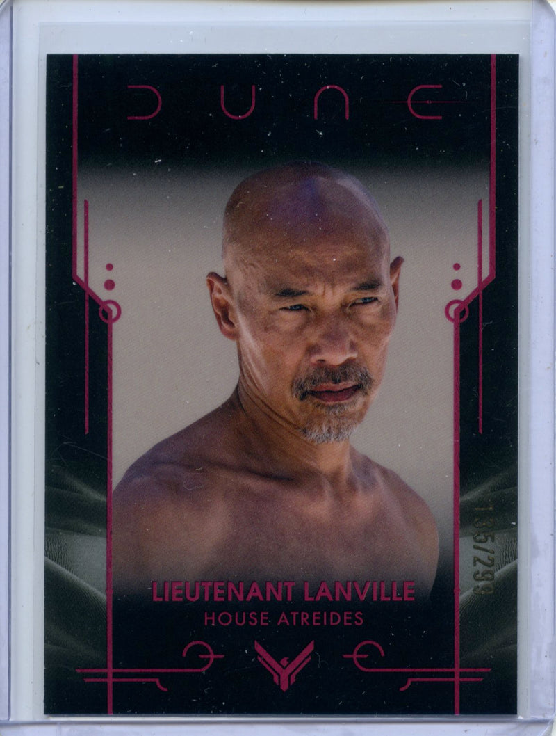 2024 Topps Dune Chrome Lieutenant Lanville Magenta 135/299