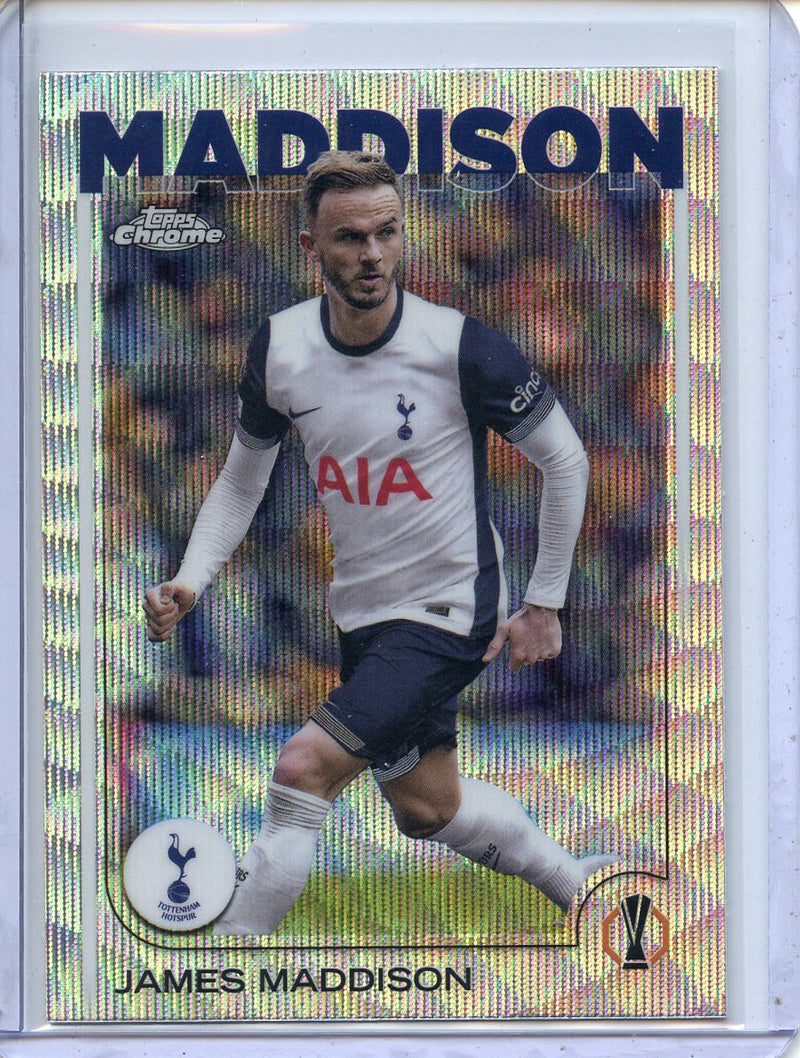 2024-25 Topps Chrome UEFA Club Comps James Maddison Wave