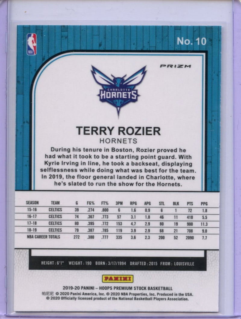 2019-20 Hoops Premium Terry Rozier Silver