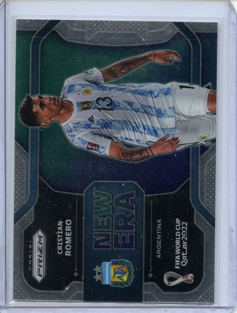 2022 Panini Prizm FIFA World Cup Qatar Cristian Romero New Era