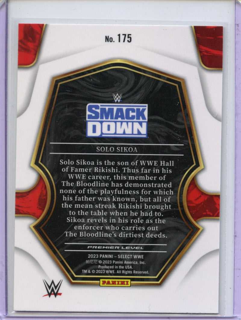 2023 Panini Select WWE Solo Sikoa Premier Level