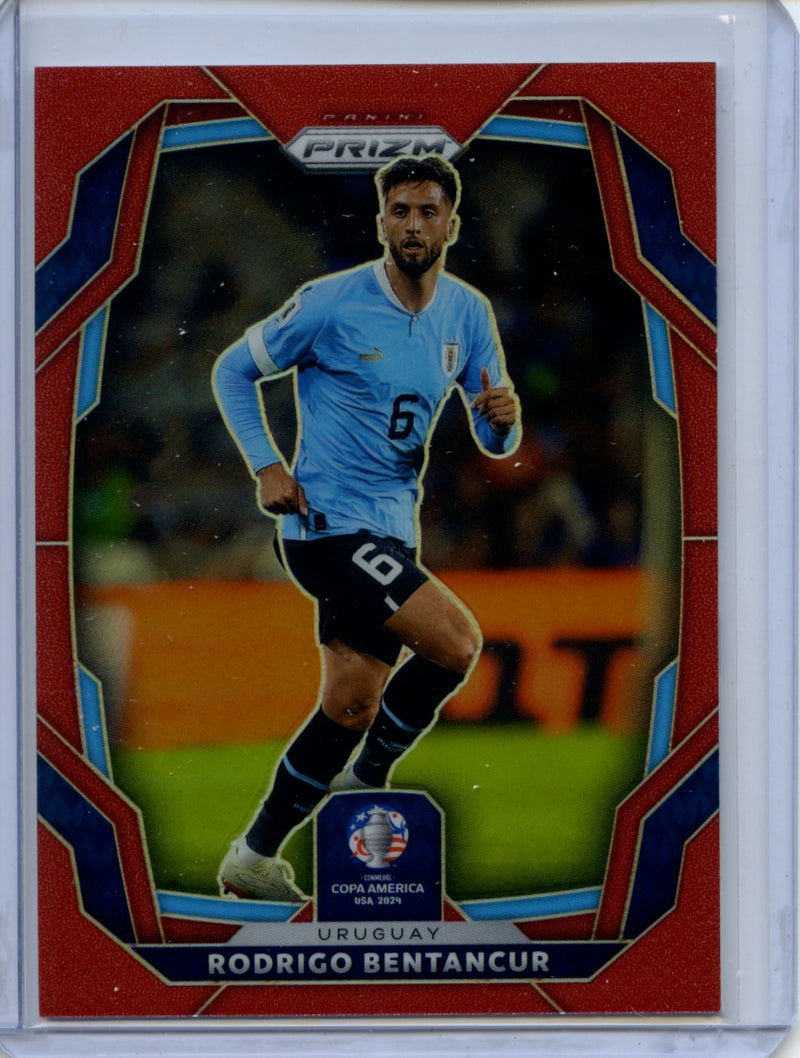 2024 Panini Prizm Copa America Rodrigo Bentancur Red Prizm 111/199
