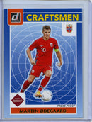 2021-22 Panini Donruss Road To Qatar Martin Odegaard Craftsmen Press Proof