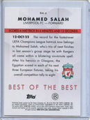 2023-24 Topps UEFA CC Mohamed Salah Best Of The Best