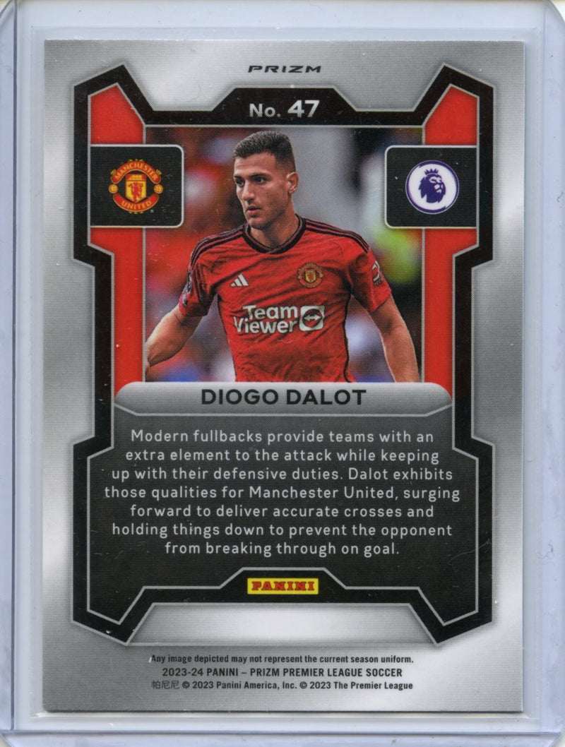 2023-24 Prizm Premier League Diogo Dalot Breakaway Prizm