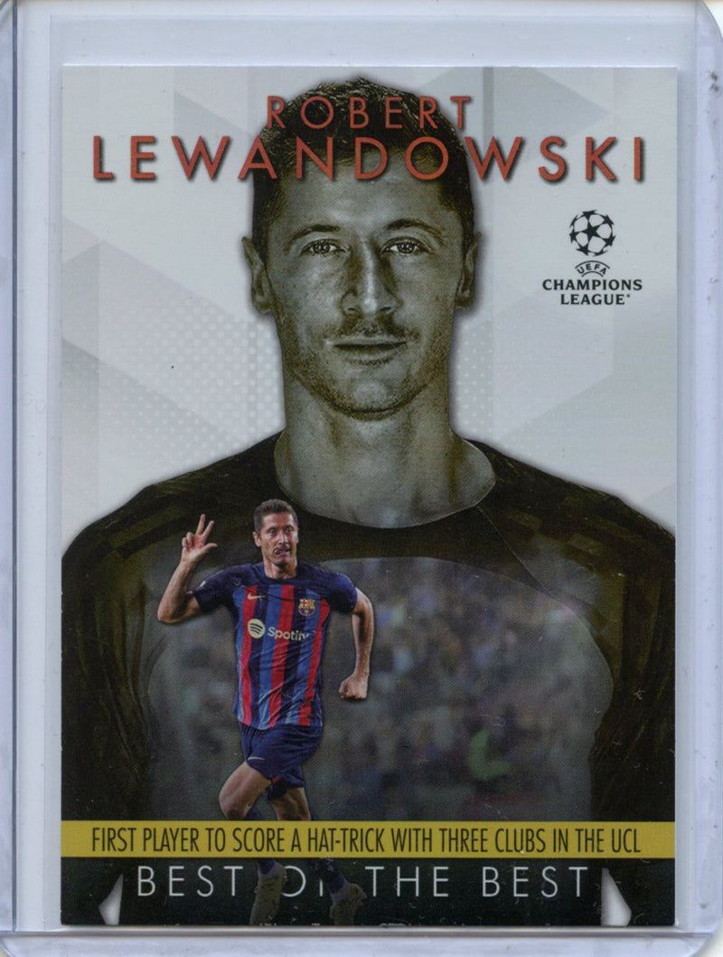 2023-24 Topps UEFA CC Robert Lewandowski Best Of The Best