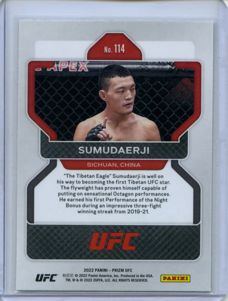 2022 Panini Prizm UFC Sumudaerji Vertical