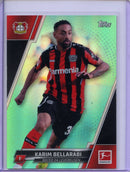 2021-22 Topps Bundesliga Soccer Karim Bellarabi Aqua Foil 163/199