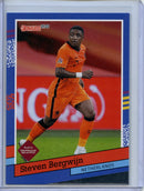 2021-22 Panini Donruss Road To Qatar Steven Bergwijn 1991 Tribute