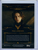 2024 Topps Dune Chrome Paul Atreides Magenta 218/299