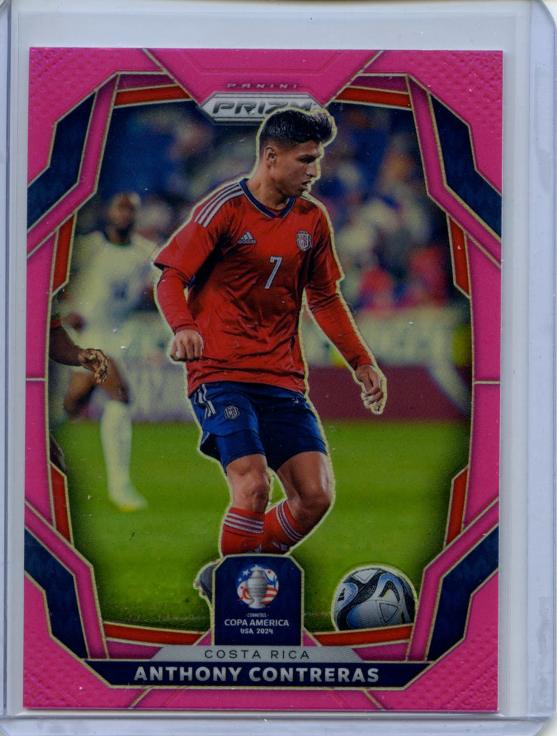 2024 Panini Prizm Copa America Anthony Contreras Pink Prizm