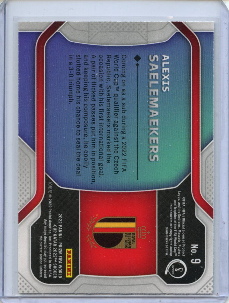 2022 Panini Prizm FIFA World Cup Qatar Alexis Saelemaekers New Era