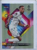 2023-24 Topps Finest UEFA Club Competitions Pierre-Emerick Aubameyang Refractor